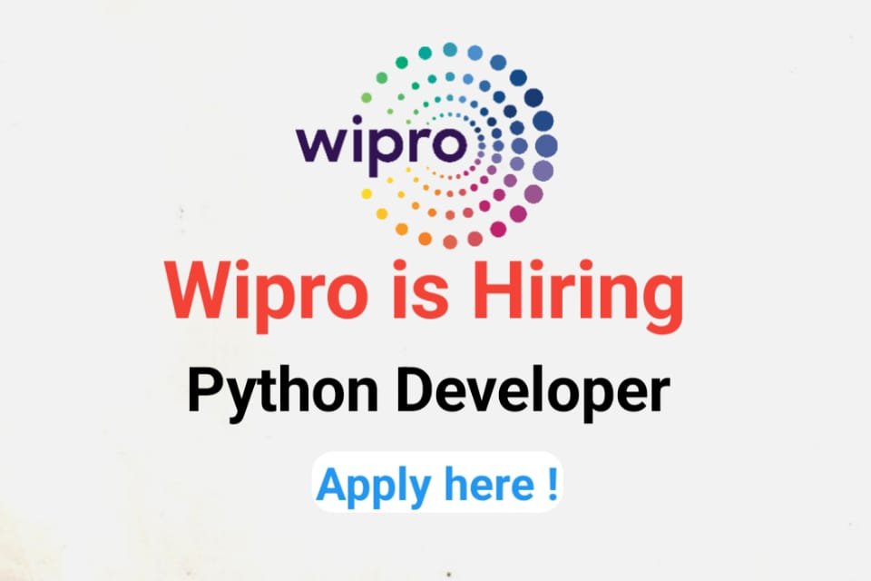 Wipro is Hiring: Senior Software Engineer (Python Developer)