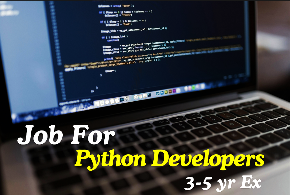 Job For Python Dvelopers: Yoda Tech is Hiring 3-5 yr Ex.