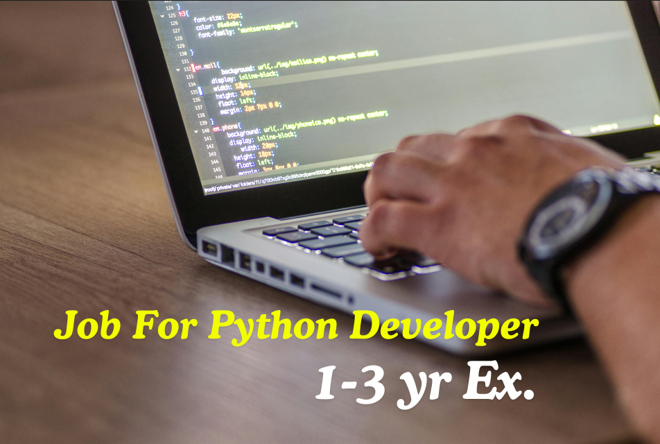 Jobs for Python Developer - Pune, India 1-3 yr ex. only